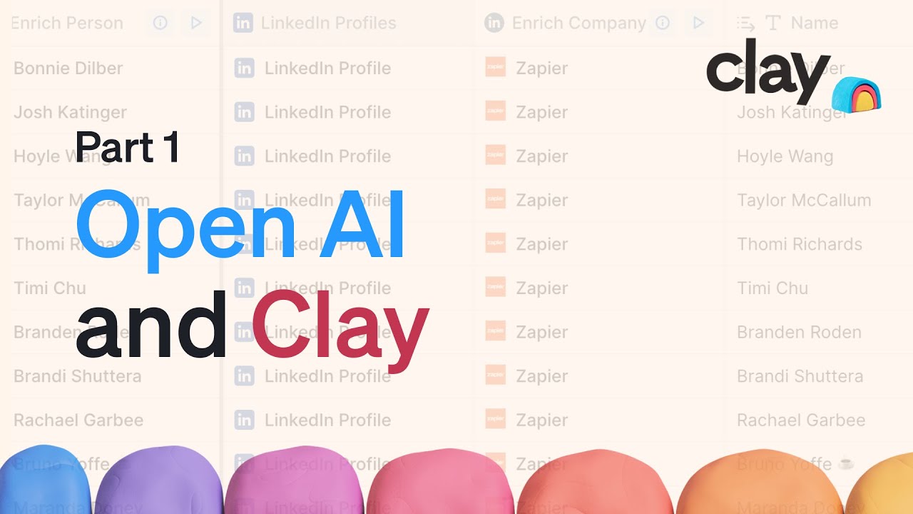 Part 1: Using Clay x OpenAI to Automate Prospecting Research at Scale | Clay Prospecting