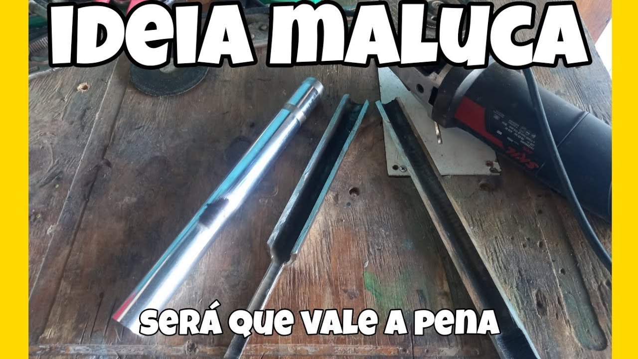 Como fazer goiva para tornear madeira com bengala de moto  Faça você mesmo a sua hoje mesmo
