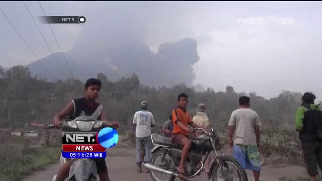 Sinabung Terus Semburkan Awan Tebal Sepanjang Hari -NET5