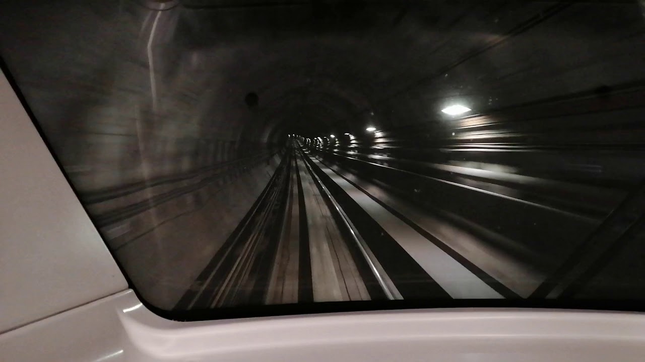 (LRT) kejaya Jaya line : bombardier innovia metro 300 - from ampang park to pasar seni Station