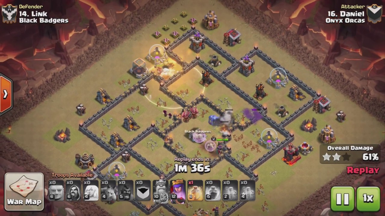 Clash of Clans TH9 HGHB 3 STAR ATTACK