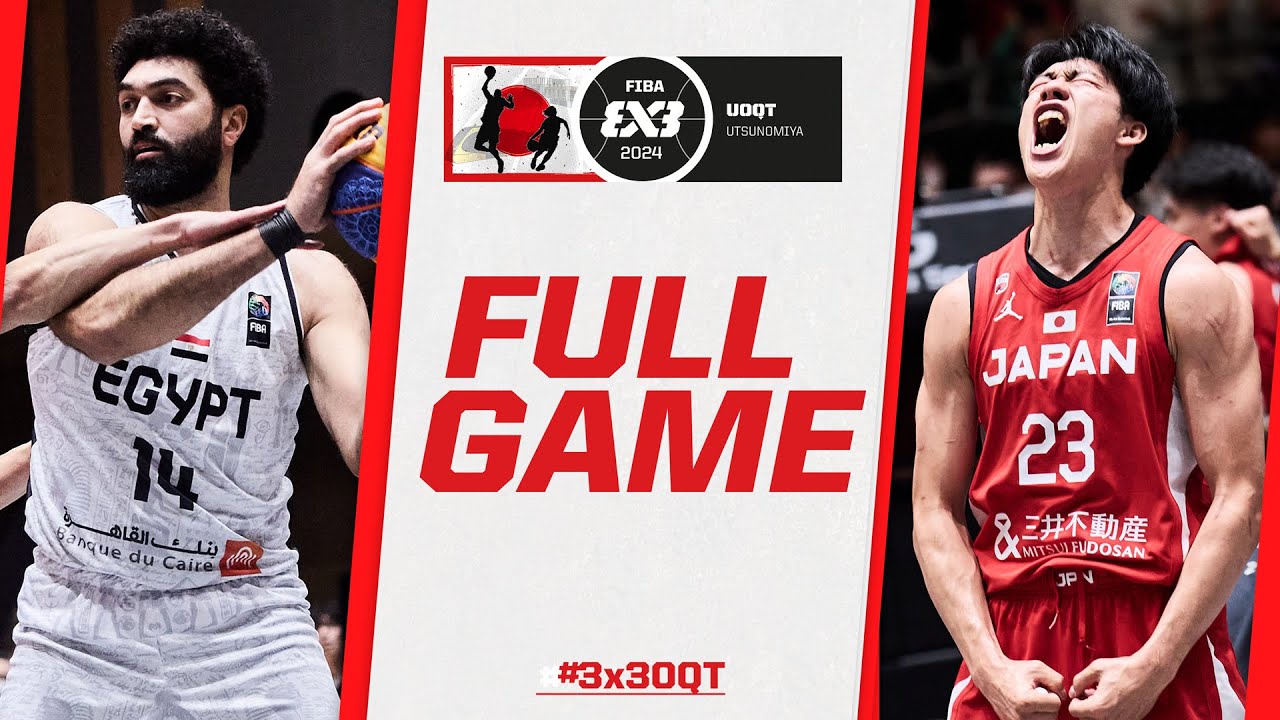 Египет 🇫🇷 против Японии 🇯🇵 | Мужская сборная | ФИБА #3x3UOQT 2 2024 | Баскетбол 3x3