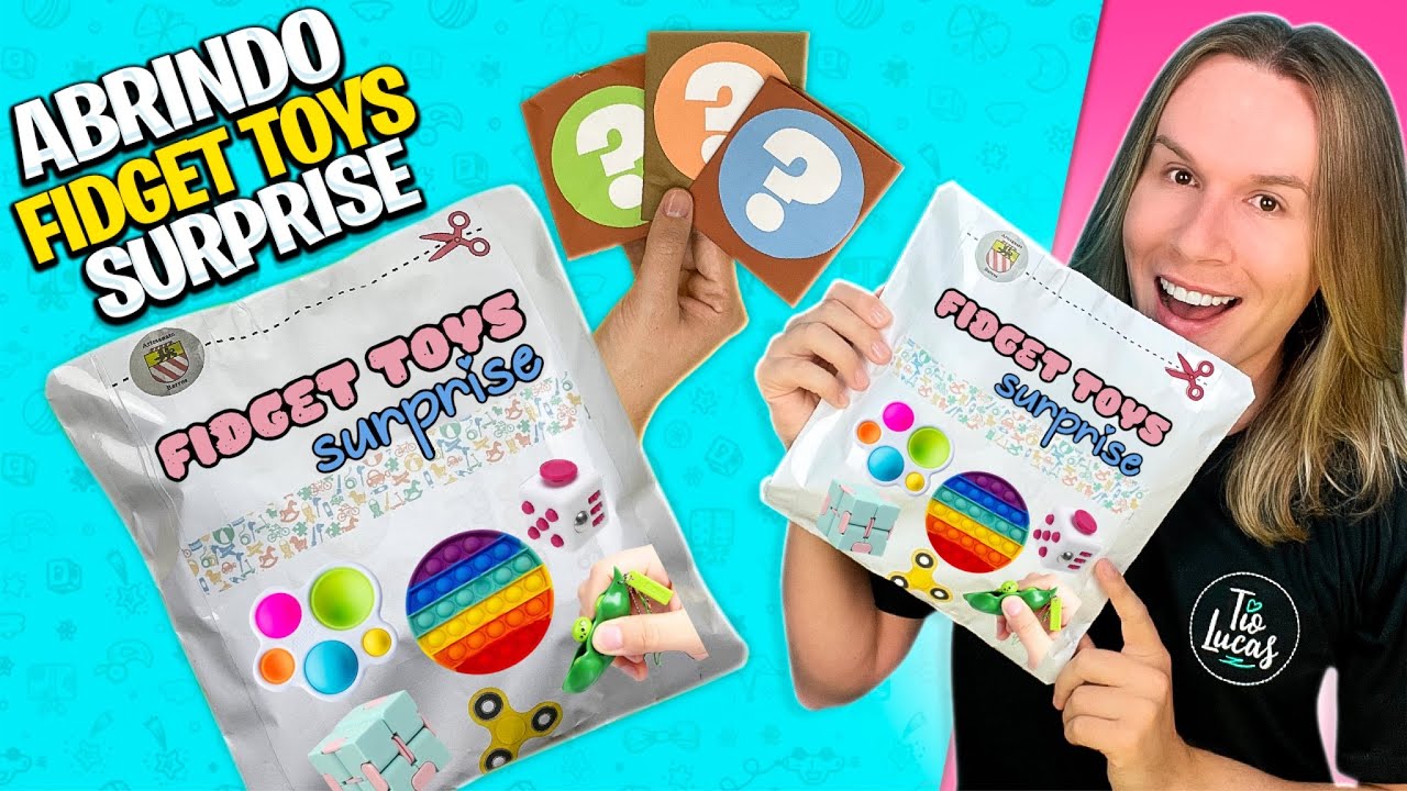 ABRINDO SURPRESAS DE FIDGET TOYS - FIDGET TOYS SURPRISE | TIO LUCAS