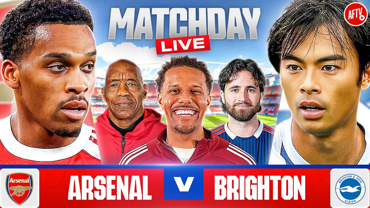 Arsenal 2-1 Brighton | Match Day LIVE | Premier League