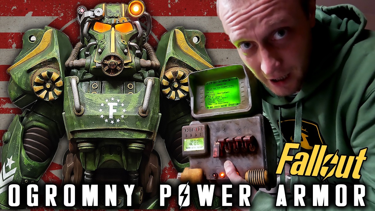 Zrobiłem potężny Power Armor T60 z Fallouta - wysoki na 2.1m i podświetlany - Fox Corner