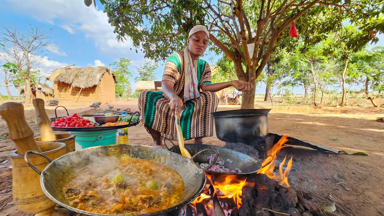 Cooking food for lunch !! #villagelife #homemade