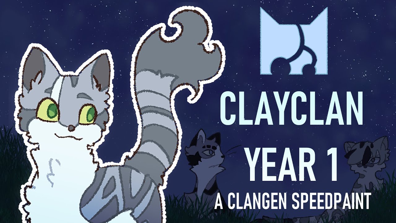 Year 1 In ClayClan - A ClanGen Speedpaint