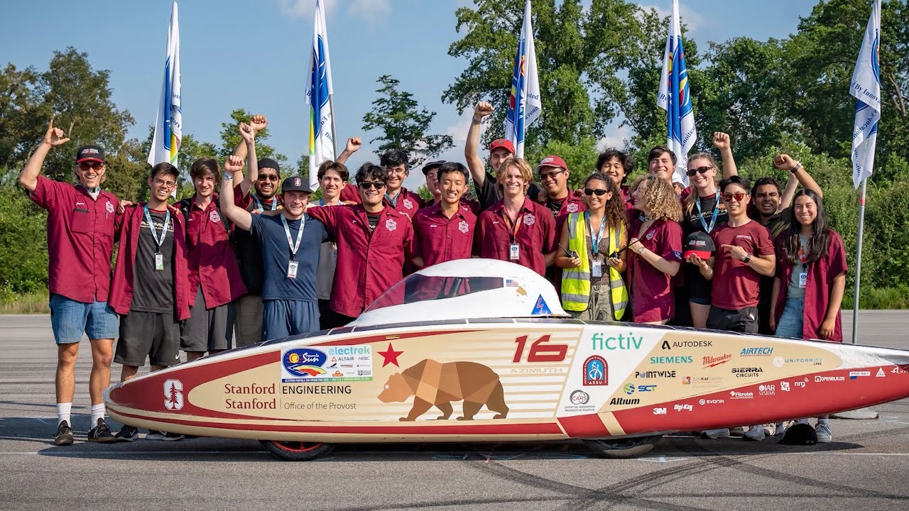 Stanford Solar Car Project celebrates podium finish at Grand Prix competition