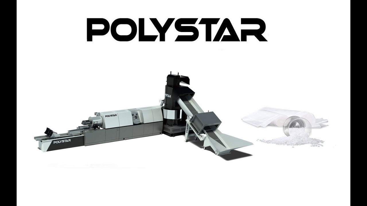Waste plastic recycling machine