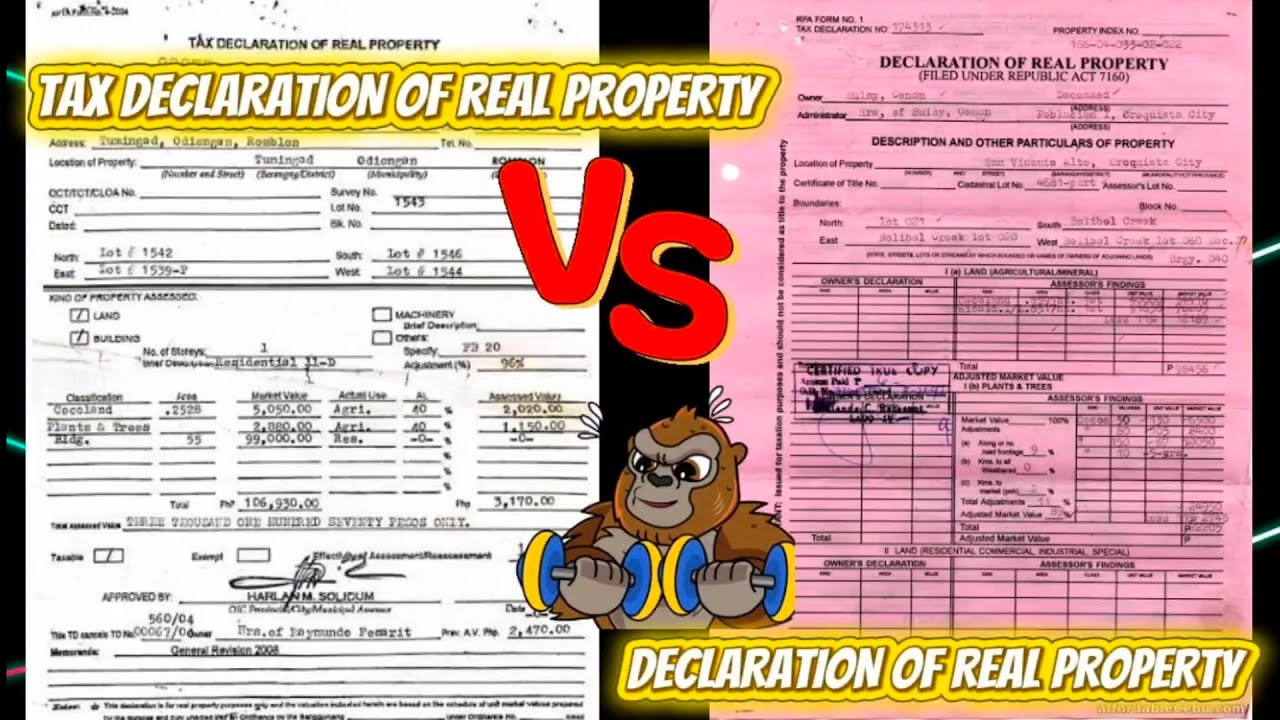 Declaration of Real Property versus Declaration of Real Property | What's the Difference?