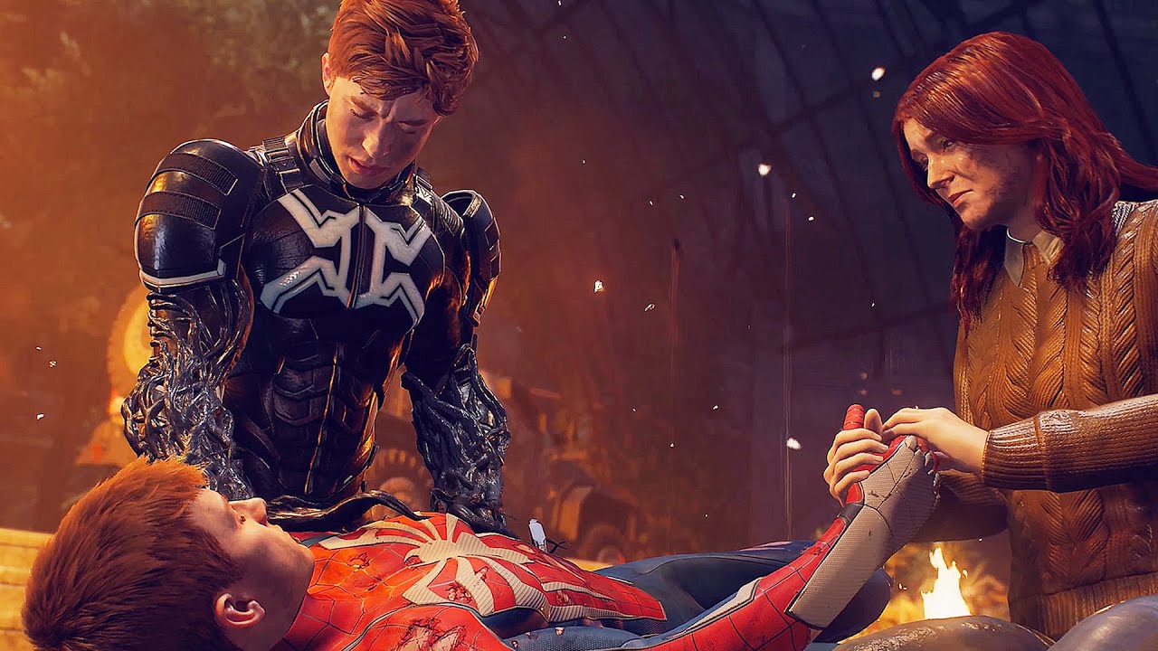 Peter Parker Death Scene in Marvel’s Spider-Man 2  [4K]