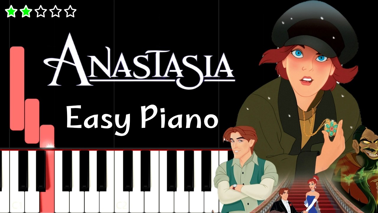 Anastasia - Journey to the Past | EASY Piano Tutorial