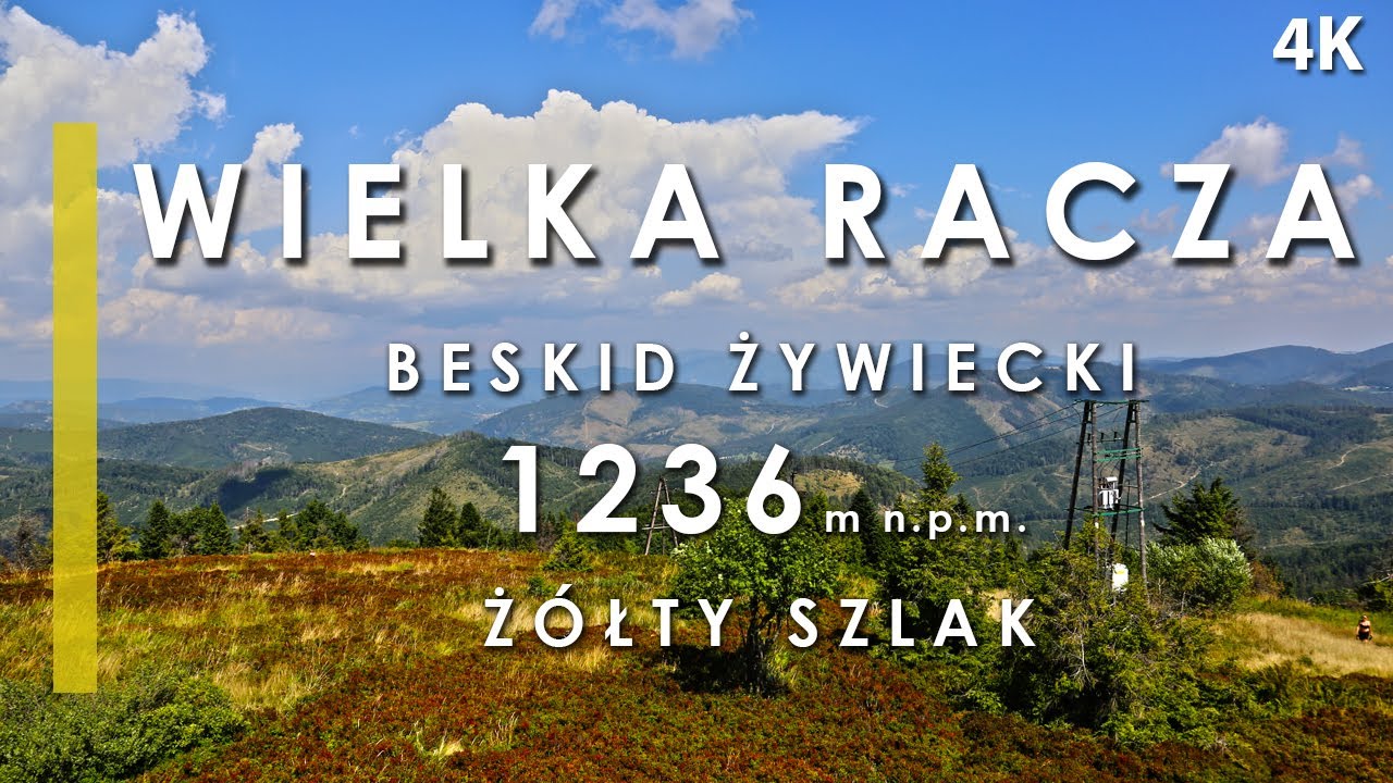 Wielka Racza z Rycerki Górnej, Roztoki. Beskid Żywiecki, góry Polskie i Słowackie, Veľká Rača