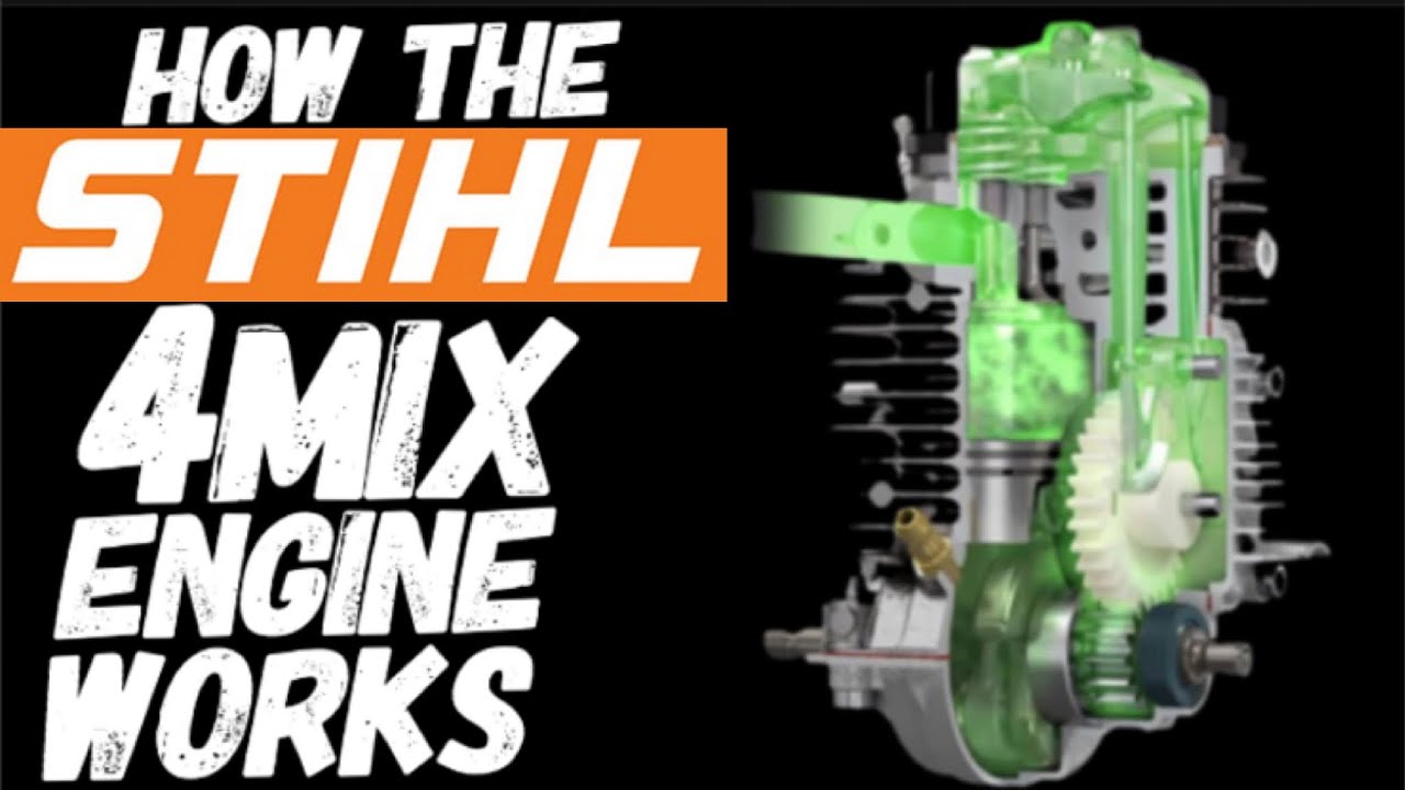 ОСНОВНАЯ ТЕОРИЯ И РАБОТА ГИБРИДНОГО ДВИГАТЕЛЯ STIHL 4MIX