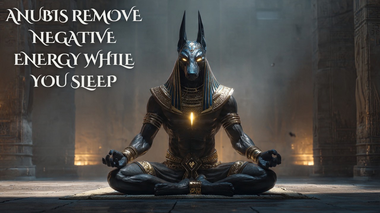 Anubis – Remove Negative Energy While You Sleep | 2h Egyptian Protection & Soul Cleansing