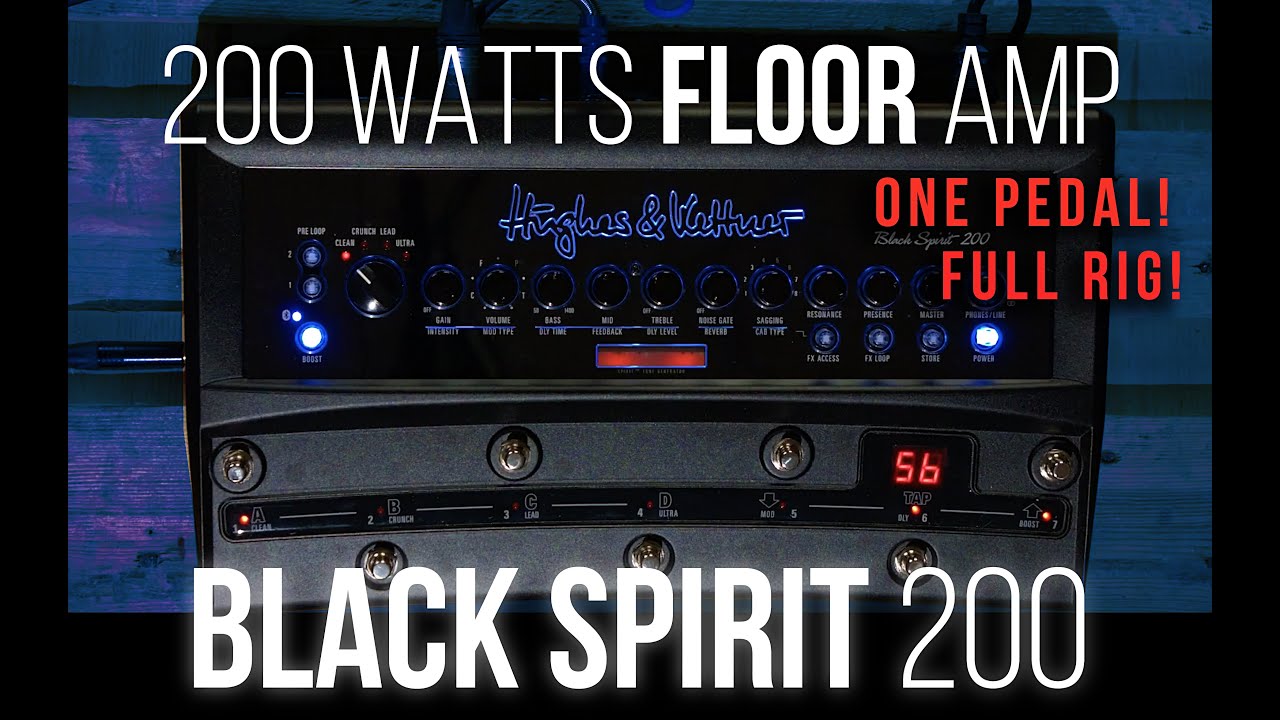 New amp: Black Spirit 200 Floor from Hughes & Kettner