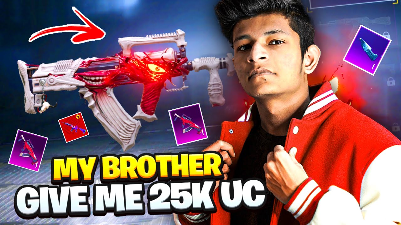 🤩 My BGMI Brother Give Me 25K UC For New Groza Skin - UC King BGMI - Best Crates Opening - Legend X