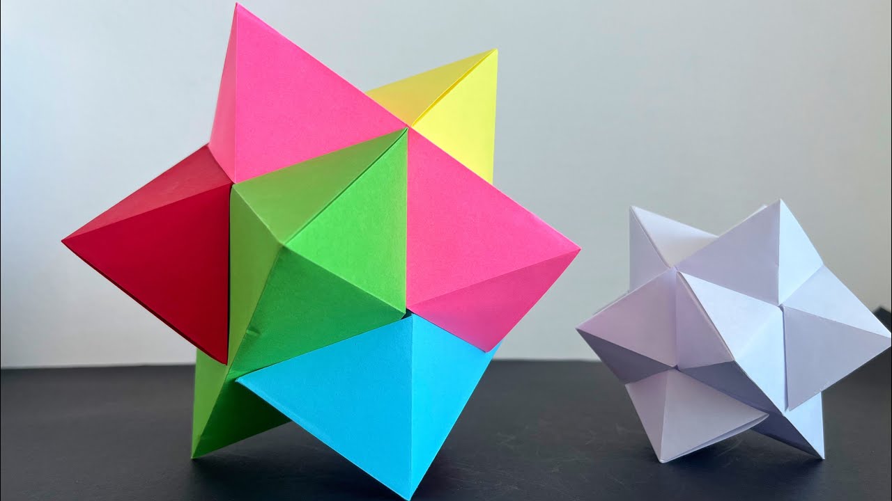 Lisa Origami: Paper Stellated Polyhedra | Amazing Star | DIY Crafts