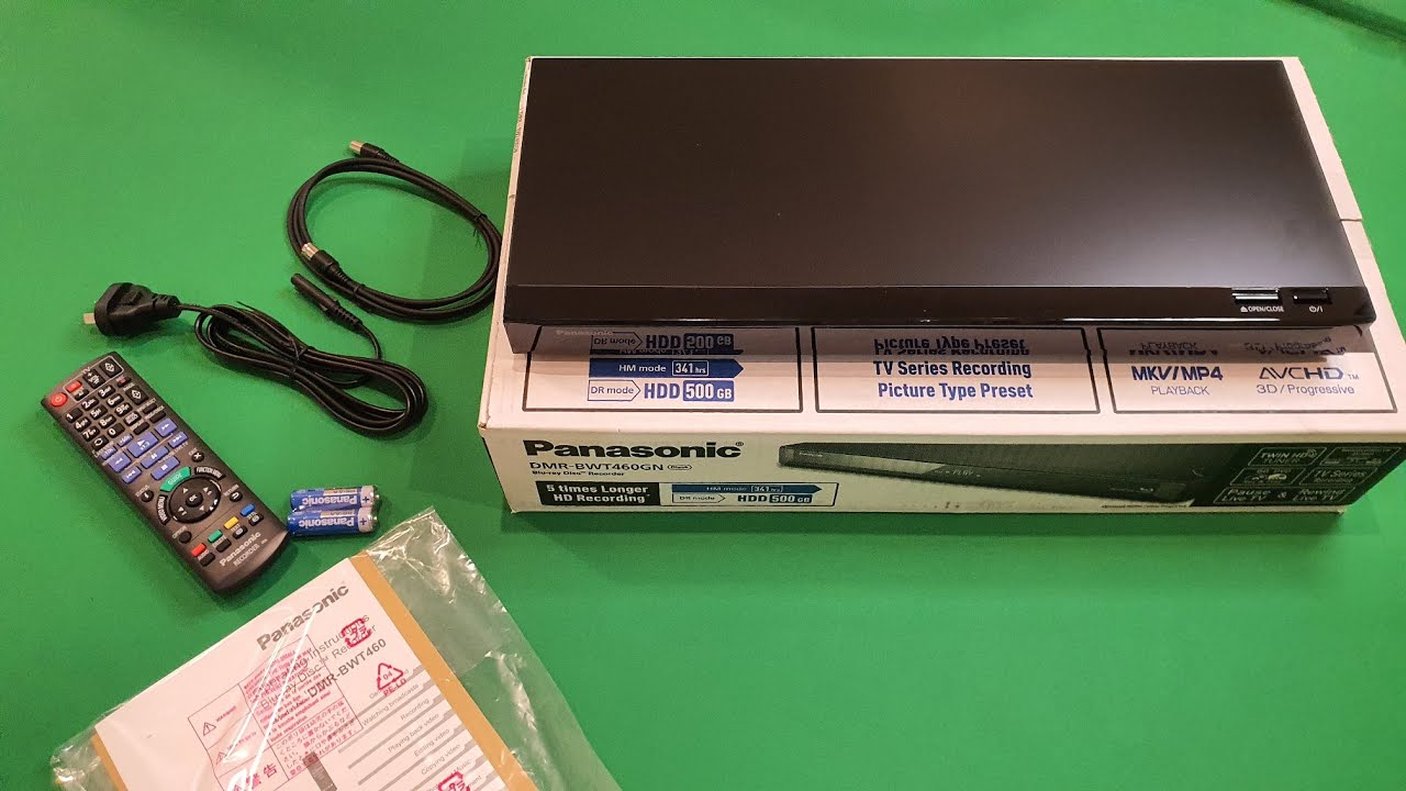 Panasonic Blu-ray + PVR | DMR-BWT460GN | Распаковка | Обзор