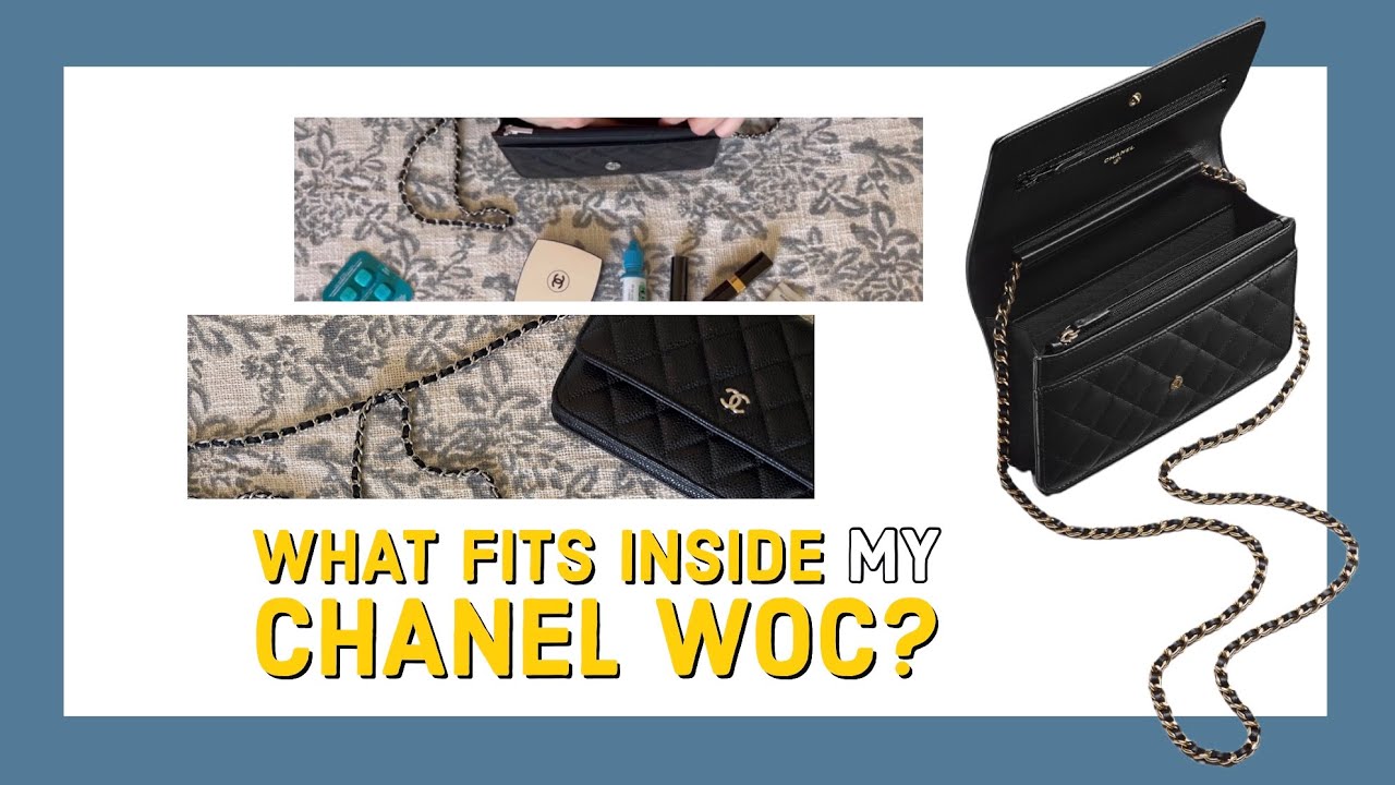 What fits inside my CHANEL classic WOC?