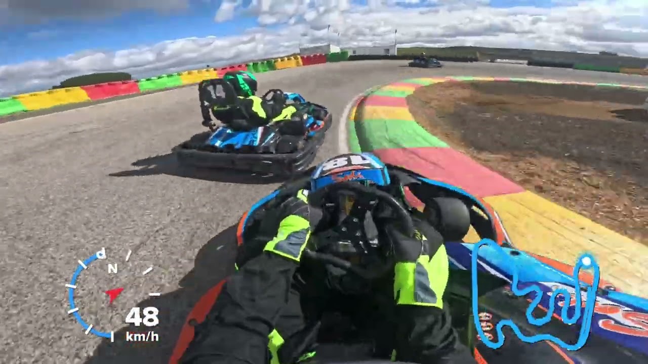 Karting Dr7 Tarancón 23/02/2024 2ª carrera, parrilla invertida