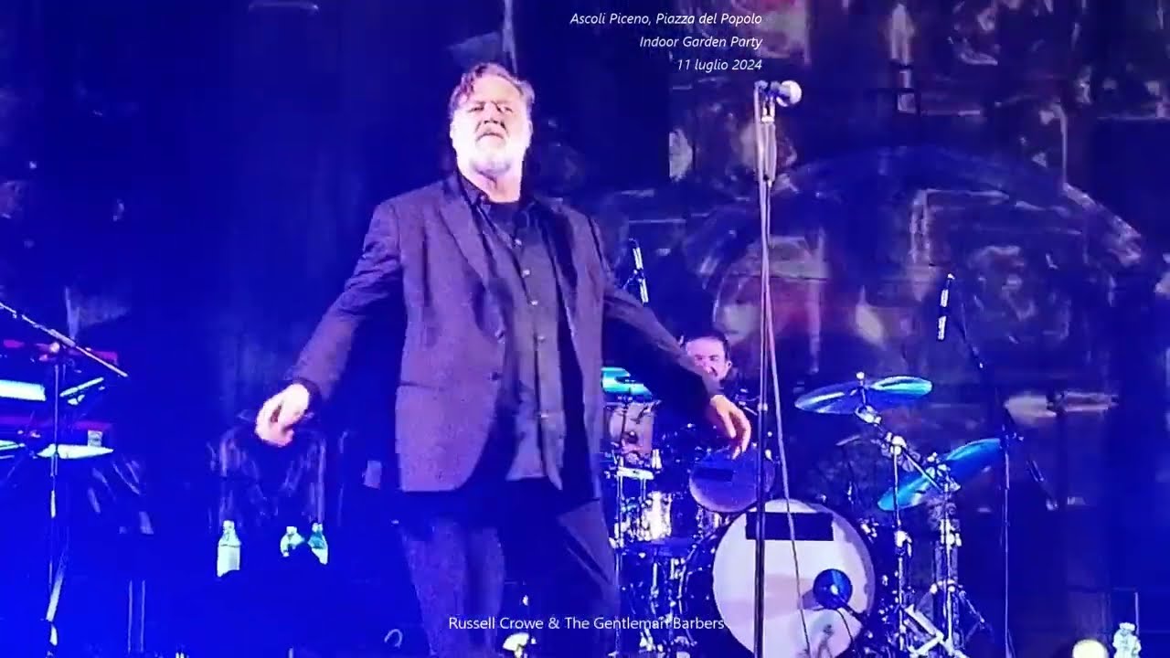 Russell Crowe & The Gentleman Barbers - IGP - Ascoli Piceno  - 11 luglio 2024 parte3