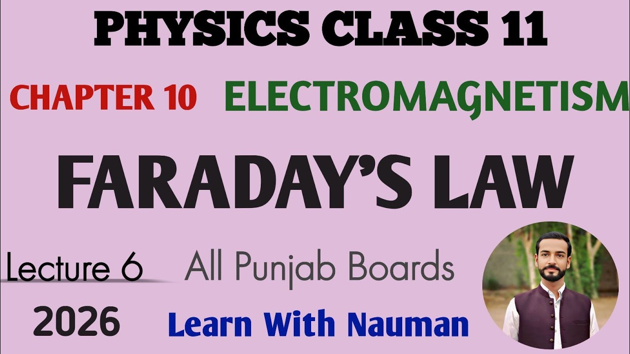 Faraday's Law || Electromagnetism || Chapter 10 || Physics 11
