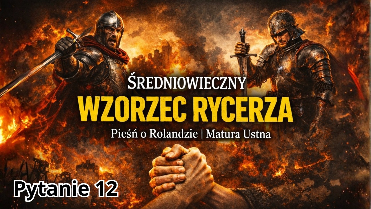 Pytanie 12. Średniowieczny Rycerz – Roland, Zbyszko i Ideał Honoru | #maturapolski #matura