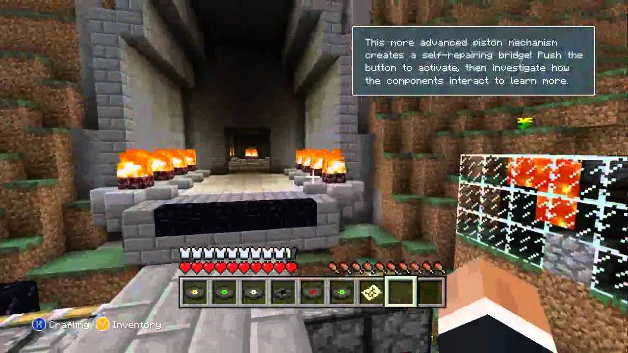 Minecraft Xbox 360 Edition 1.8.2 Update New Tutorial World - All 12 Discs!!