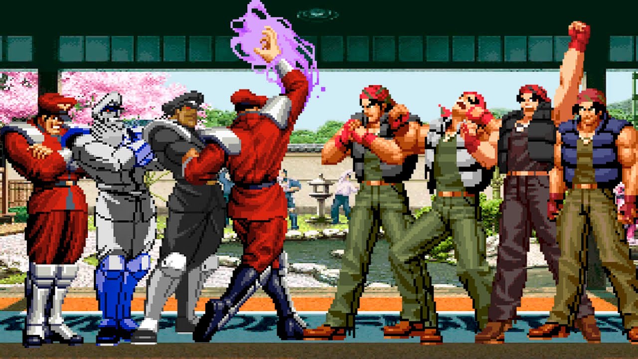[KOF Mugen] M.Bison Team vs Ralf Jones Team