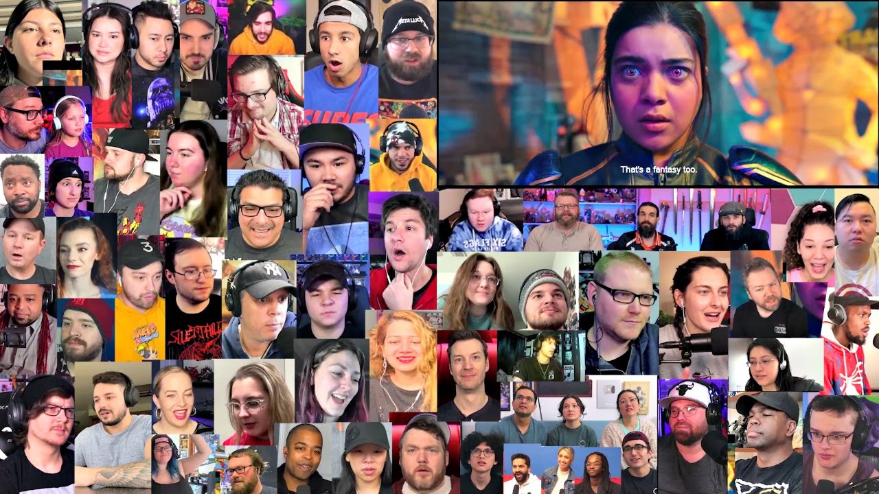 Ms Marvel Trailer Reaction Mashup