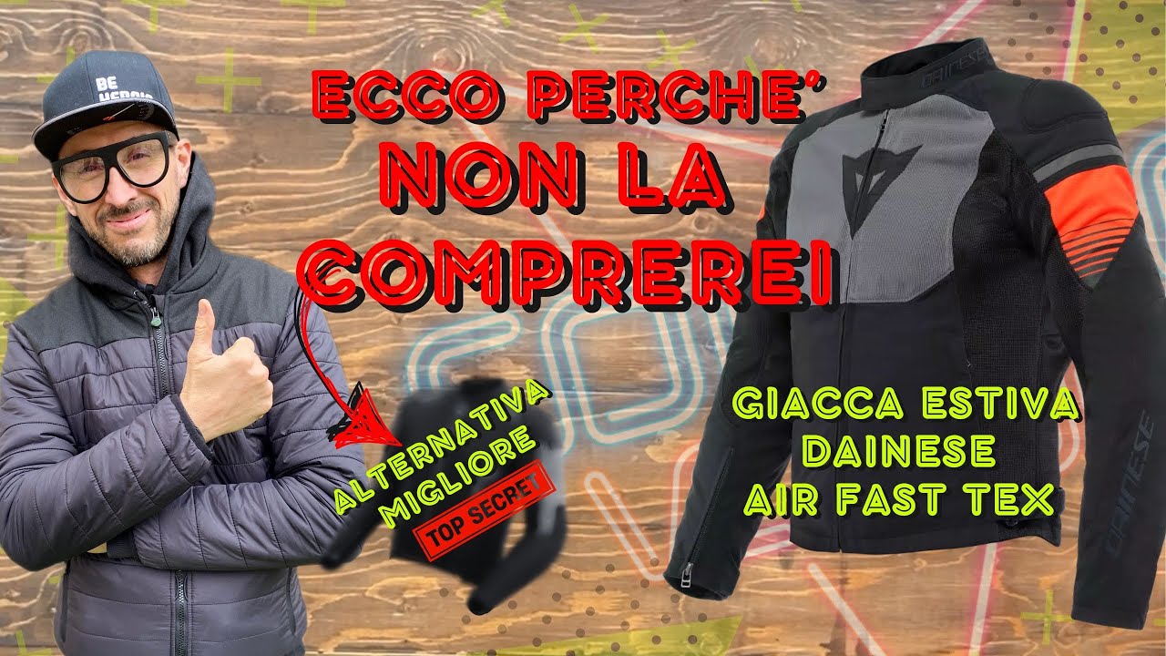 Tutti i CONTRO della Giacca DAINESE Air fast Tex - RECENSIONE VERA