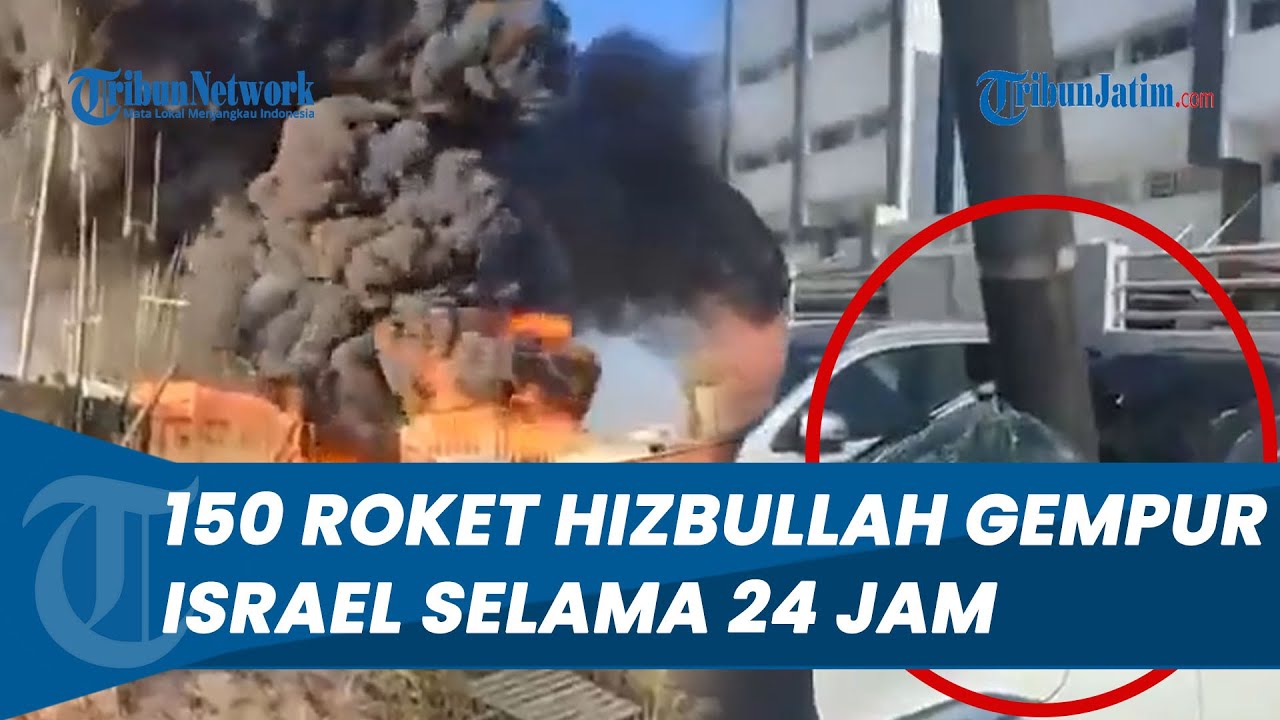 IRON DOME JEBOL! 150 Roket Hizbullah Gempur Israel Selama 24 Jam: Warga Kalang Kabut Ketakutan