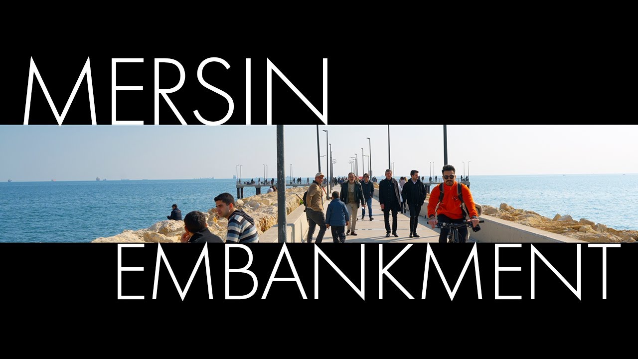 Mersin. Turkey 🇹🇷. Embankment. 4K easy walk tour. Amazing view, sea, beautiful and friendly people.