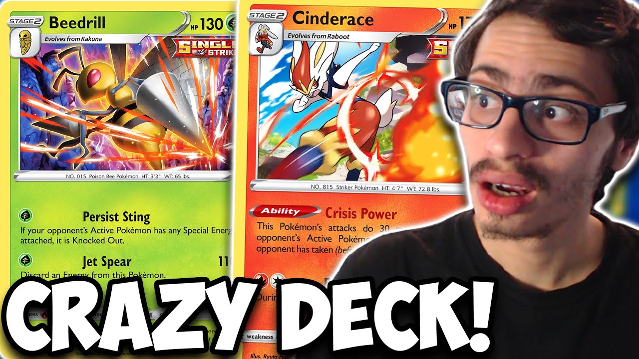 This Crazy Mustard Deck Blew My Mind! Beedrill/Cinderace Combo PTCGO