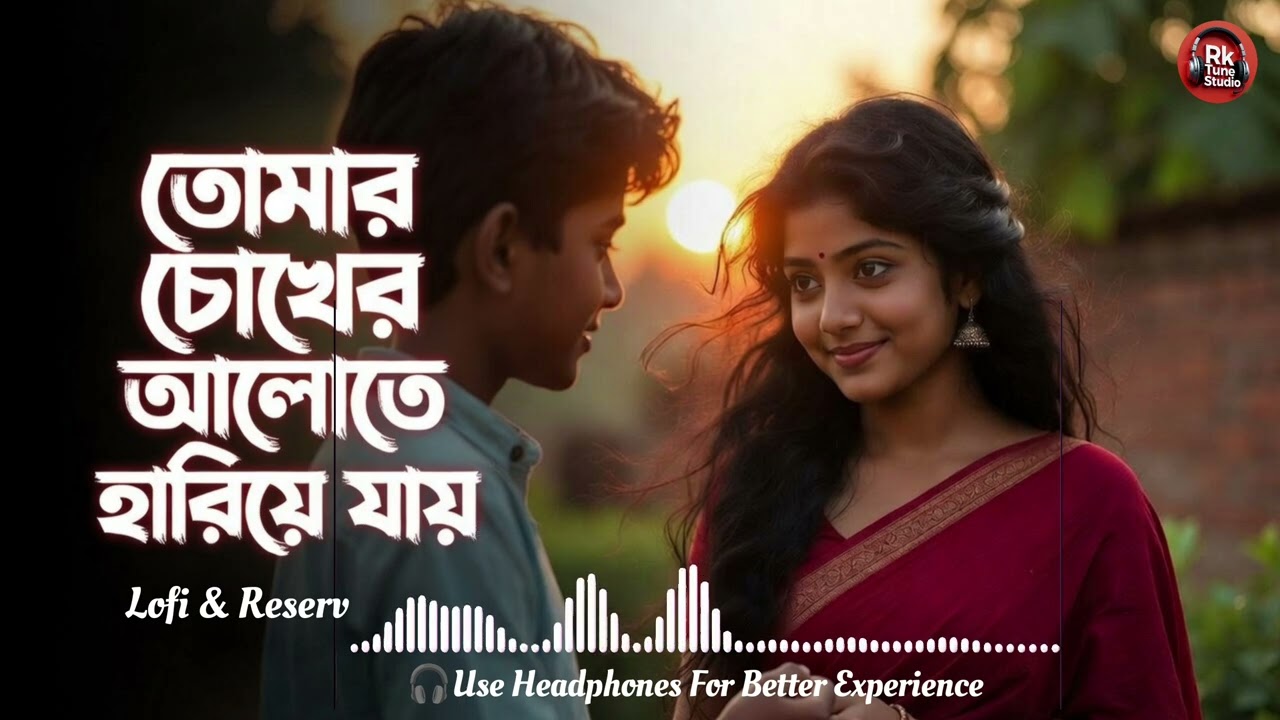 Tomar Chokher Alote Hariye Jai 💖 SLOW & RESERV Song  | Latest Bangla Love Song | RK Tune Studio