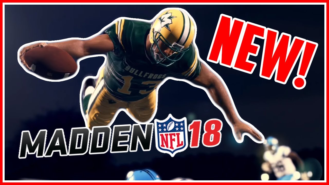 Madden 18 - 10 THINGS NEW TO MADDEN 18!