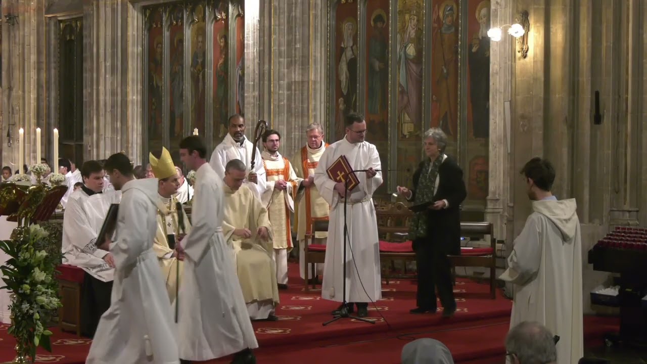 MESSE D'ORDINATION DIACONALE DE MARTIN VAN BREUSEGEM. A BRUXELLES EN BELGIQUE. LE 14/02/2026. #messe