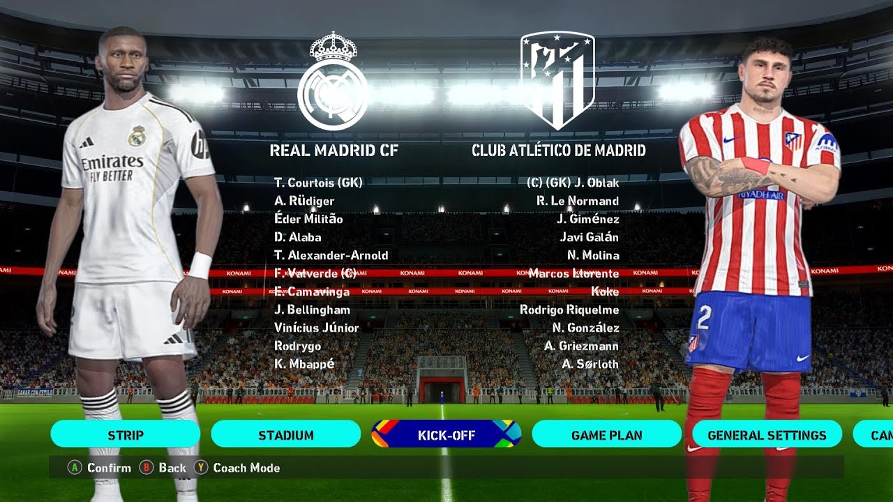 PES 2018 PATCH 2025-2026 FACEPACK & KITPACK NEW SANTIAGO BERNABEU STADIUM SMOOTH GAMEPLAY WINLATOR