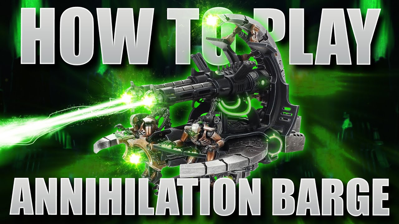 How to play Necrons: Annihilation barge