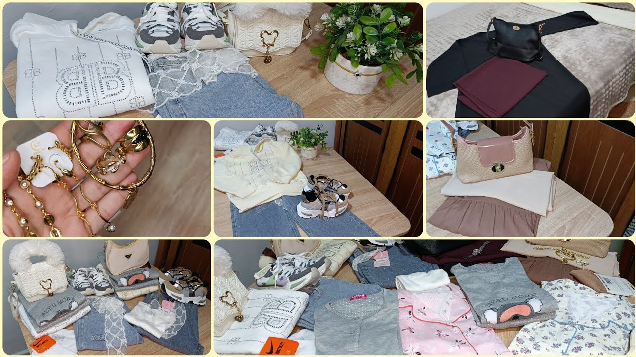 # مشتريات ملابس العيد 2026🔥🔥👕👖👛👜بلا مننسى نفسي شريت واش كنت حابة👍🫶❤️