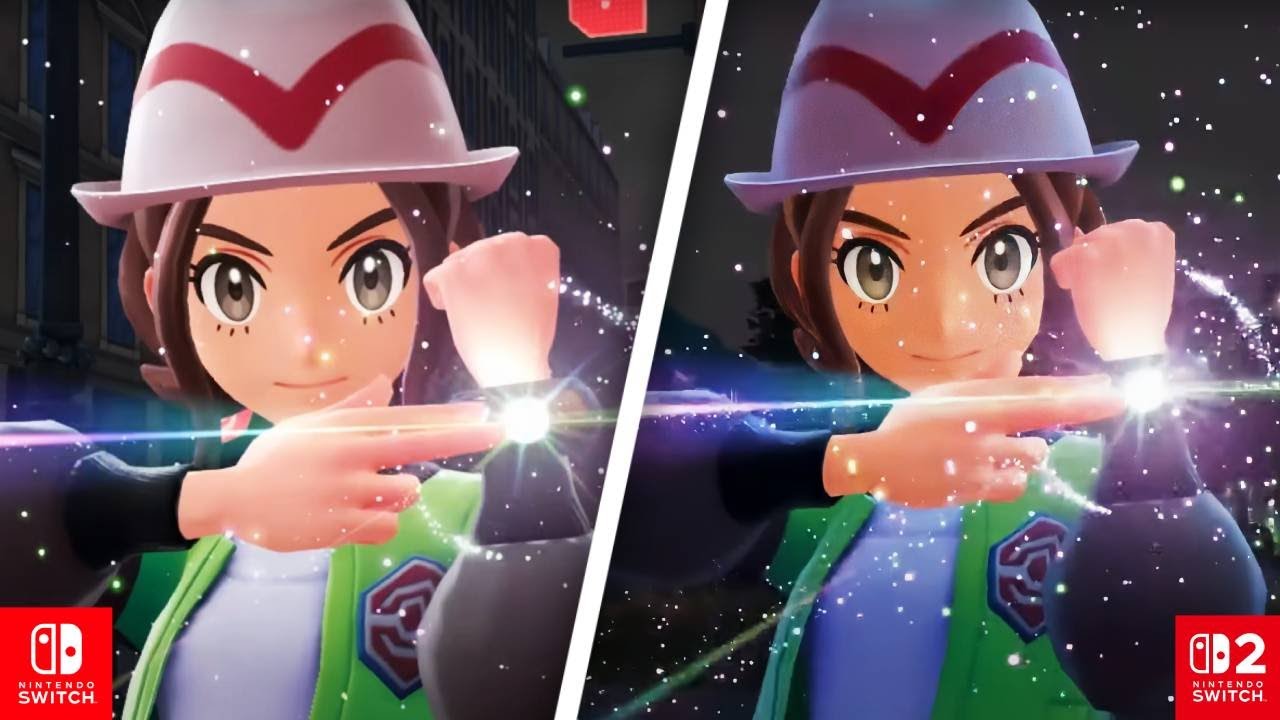 Pok&eacute;mon Legends Z-A On Nintendo Switch VS Switch 2 (Comparison)