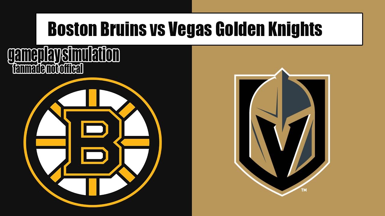 Boston Bruins vs Vegas Golden Knights | Gameplay Simulation | Fan-Made