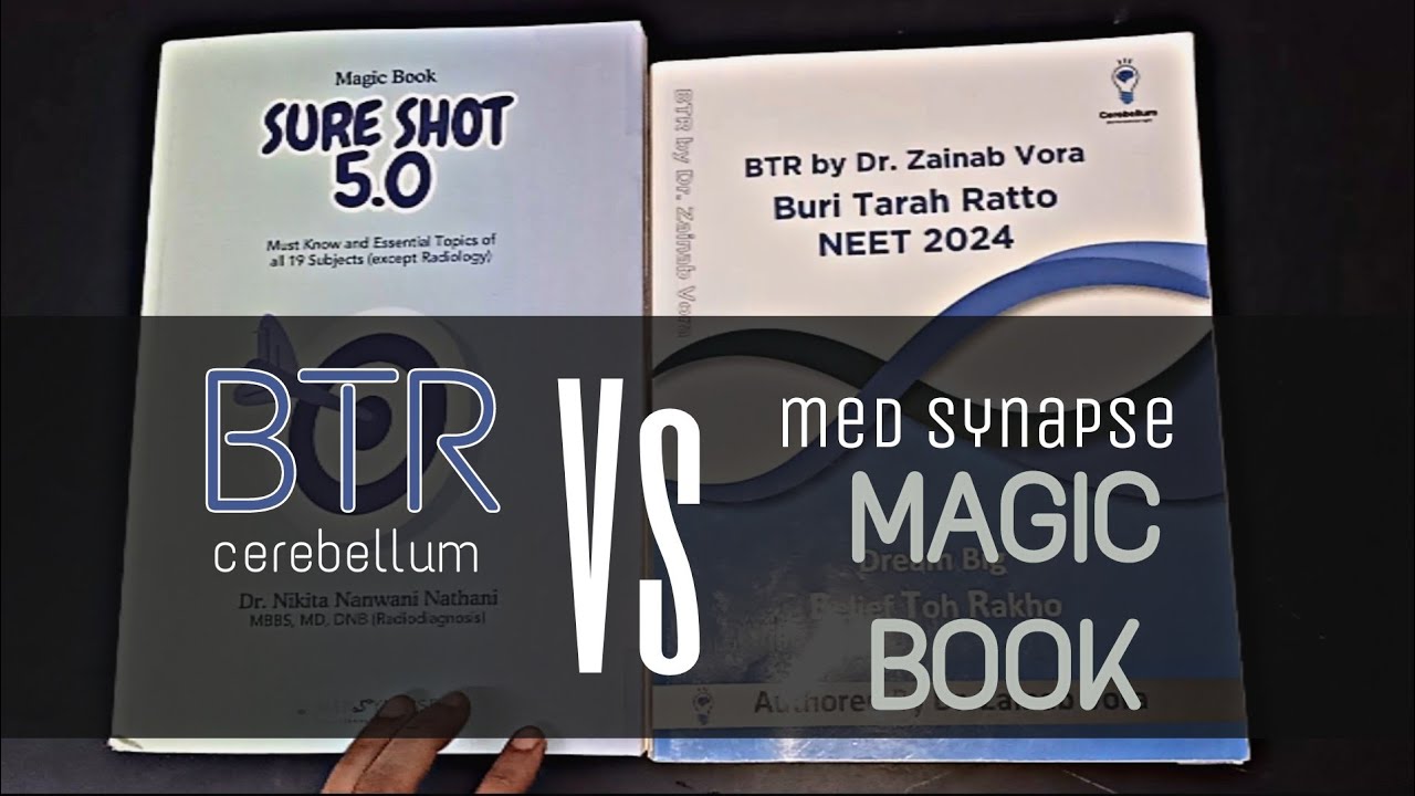 BTR VS MED SYNAPSE BOOKS FOR FMGE / NEET PG
