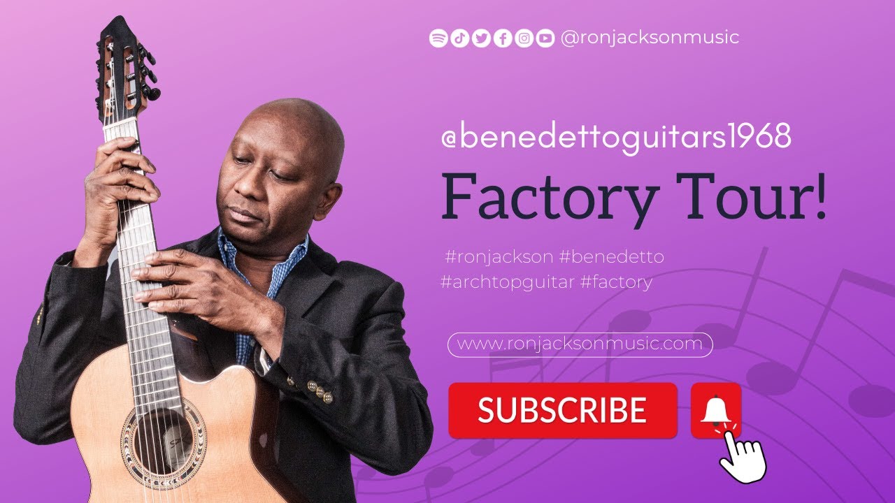 @Benedetto Guitars  Factory Tour! #ronjackson #benedetto #archtopguitar  #factory