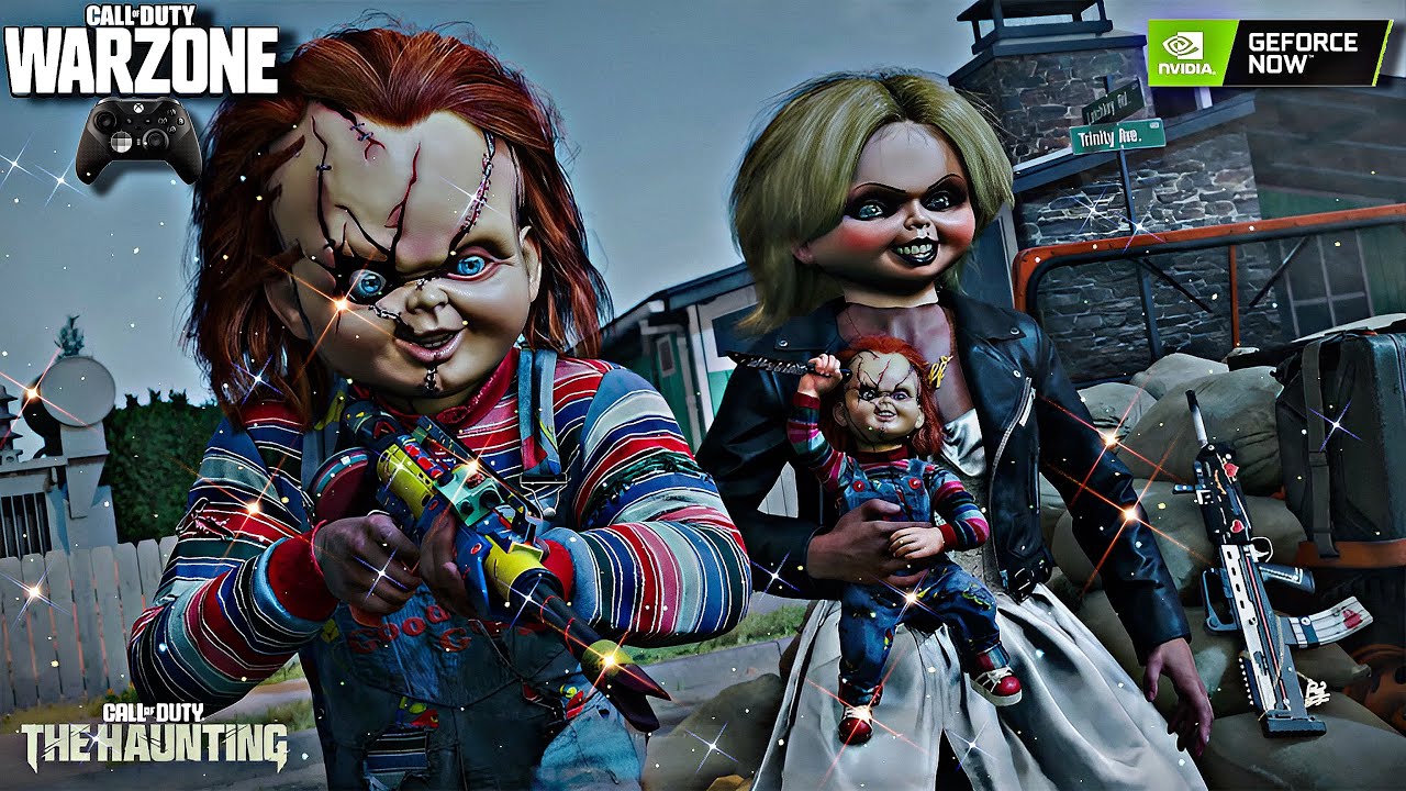 Warzone Chucky and Tiffany Valentine Gameplay! GeForce now ultimate 150+ fps