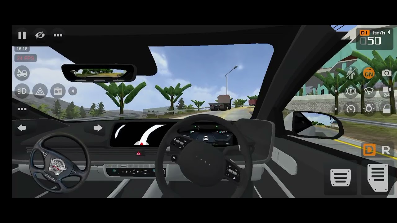 Bus simulator Indonesia drive Hyundai Ioniq 6  2023 model drive review