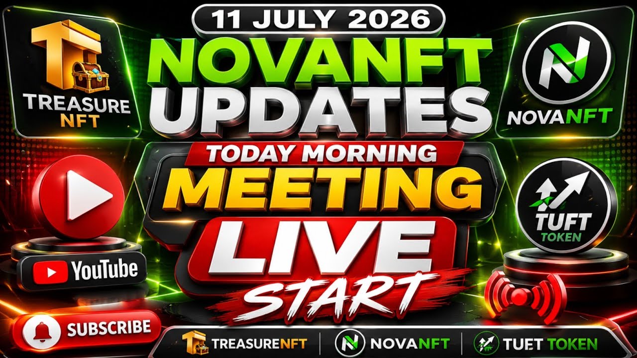 LIVE: TREASURE NFT MEETING | LATEST UPDATES AND INFORMATION | WITHDRAWAL UPDATE NOVANFT |