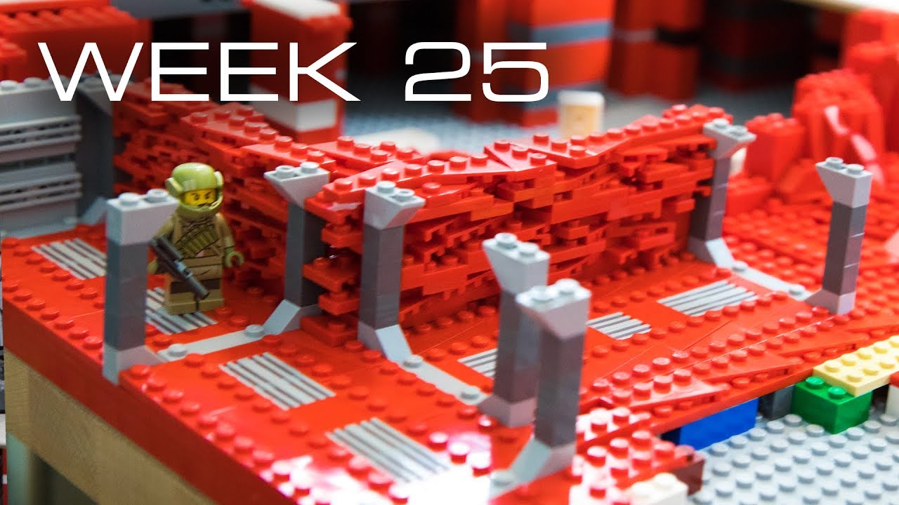 Building Crait in LEGO - Week 25: Tunnels