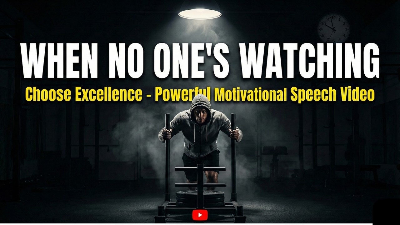 WHEN NO ONE’S WATCHING   #discipline #motivation #masteringdiscipline #motivationalspeech